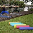 Renkli Kaymaz Yoga Minderi, Bandajlı Spor Salonu Fitness Kalın Egzersiz Paspasları Tedarikçi