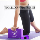 Spor Salonu Yoga Egzersiz Blokları Set Pilatus Tuğla / Yoga Germe Kemer Bolster Tedarikçi