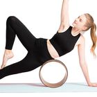 Mandala Desen Yoga Rulo Tekerlek backbend Doğal Mantar Yoga Yardımcı Tekerlek / Masaj Tekerlek Tedarikçi