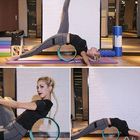 Renkli Acemi Yoga Tekerleği, Kalın Dolgu ile Yoga Geri Makaralı Tekerlek Tedarikçi