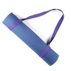 Spor yoga sahne ayarlanabilir yoga mat kayış mat sling taşıyıcı omuz kemer egzersiz Tedarikçi