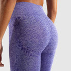 Nefes spor yoga pantolon yüksek belli dikişsiz spor tayt kadınlar için spor / koşu Tedarikçi