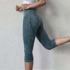 Yüksek elastik spor yoga pantolon egzersiz spor tayt spor kadın spor dikişsiz spor tayt Tedarikçi
